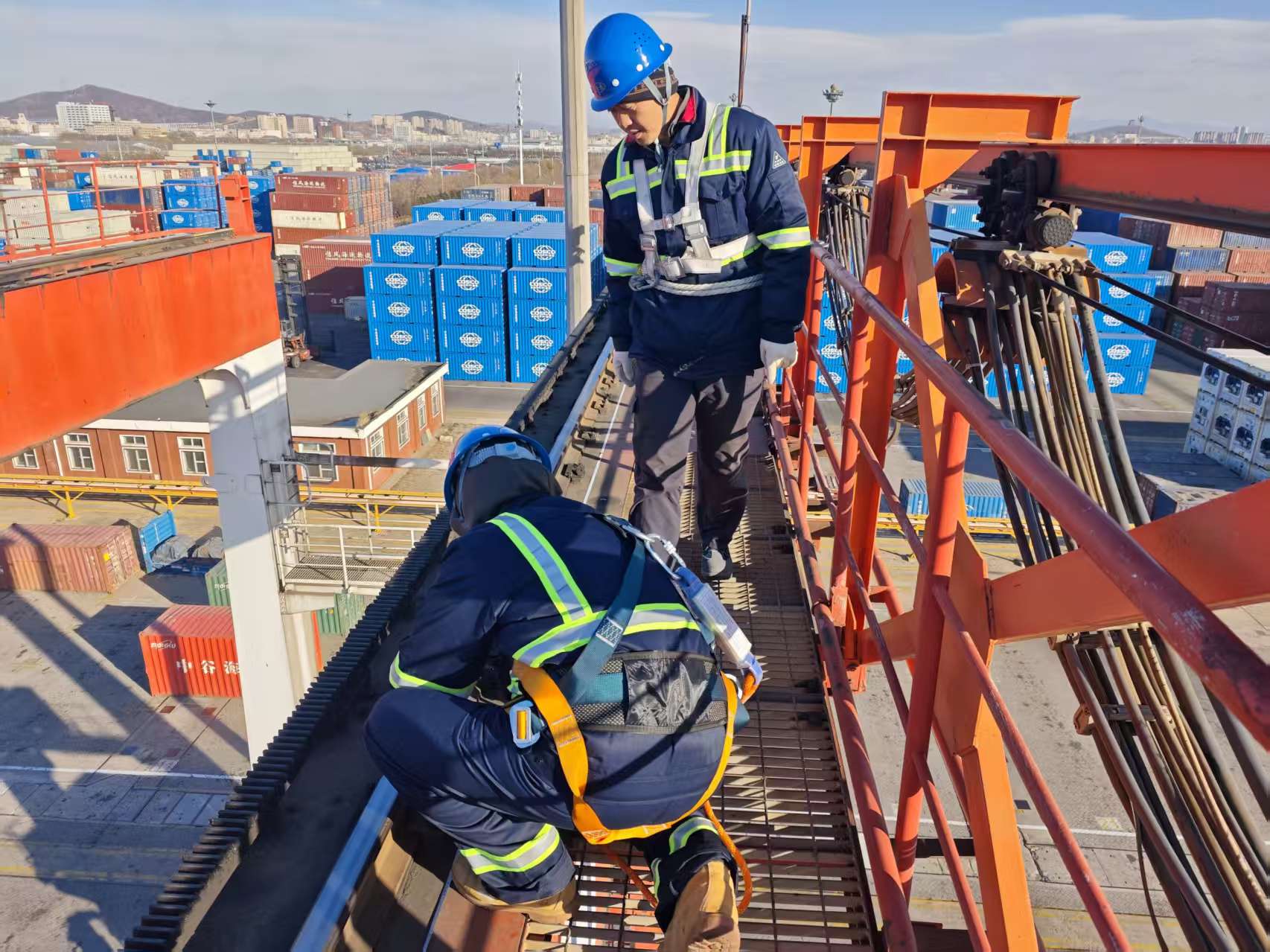 集装箱码头场桥钢结构检测