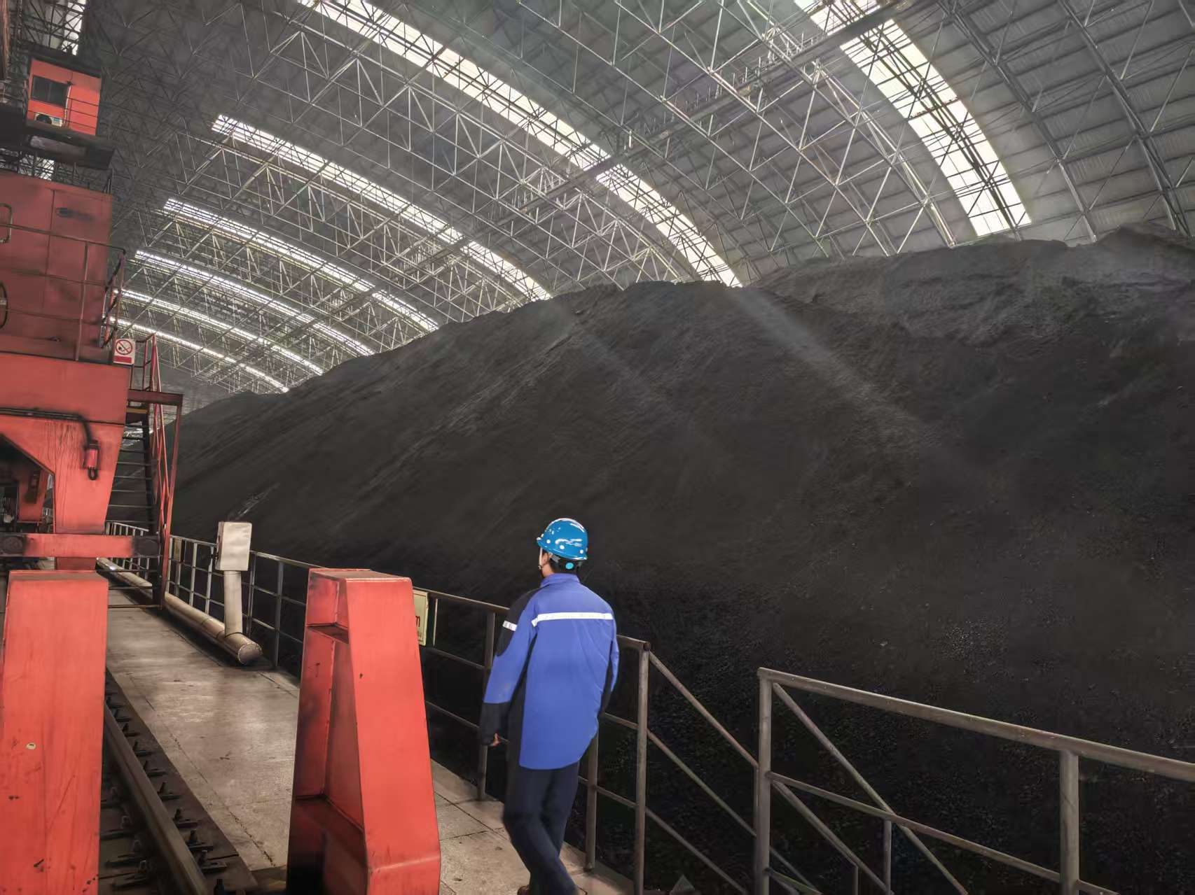 热电干煤棚卸煤沟检测